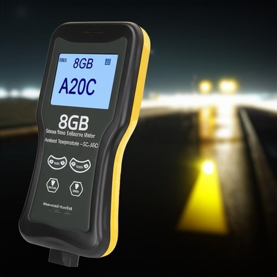 Ruang penyimpanan data 8GB dan perangkat lunak Retro Reflective Meter untuk suhu sekitar -5C- 50C