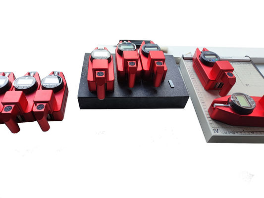 Instrumen portabel presisi tinggi untuk mengukur ketebalan tanda jalan Rasio resolusi 0,01mm