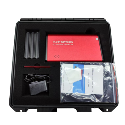 0.2° Sudut Pengamatan Retro Reflective Meter untuk -5°C~+50°C dengan 32mm Testing Spot
