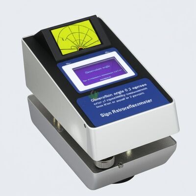 Sudut pengamatan 0,2 derajat Tanda Retroreflectometer kesalahan pengukuran repeatability kurang dari atau sama dengan 2 persen Bahasa Inggris