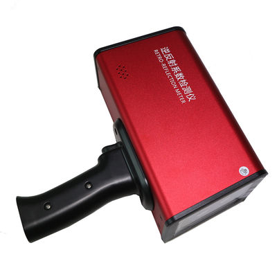 Kuning Abu-abu 2000mAh Ponsel Retroreflectometer Deteksi Satu Kunci